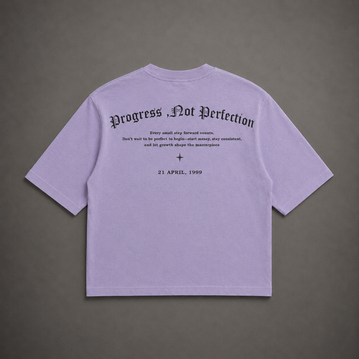 Progress Not Perfection | Oversized T-Shirt