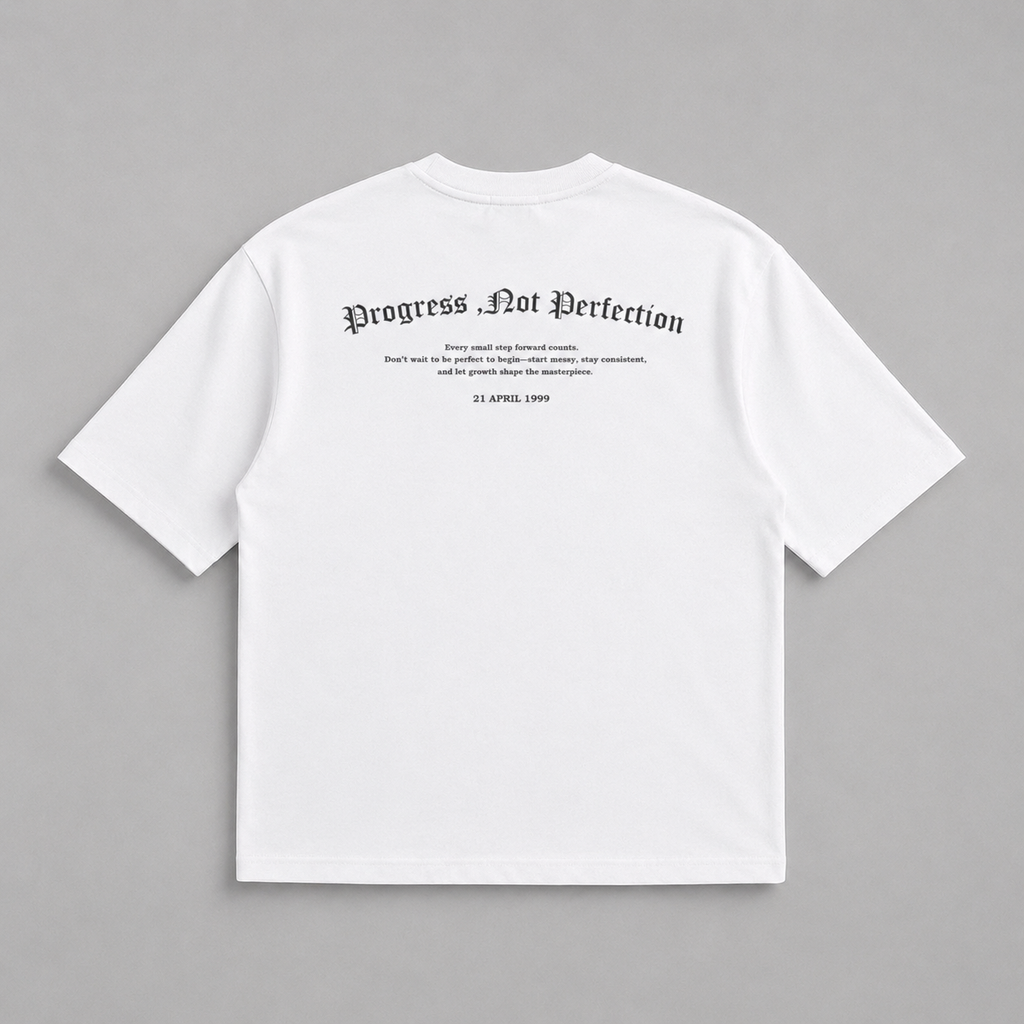 Progress Not Perfection | Oversized T-Shirt