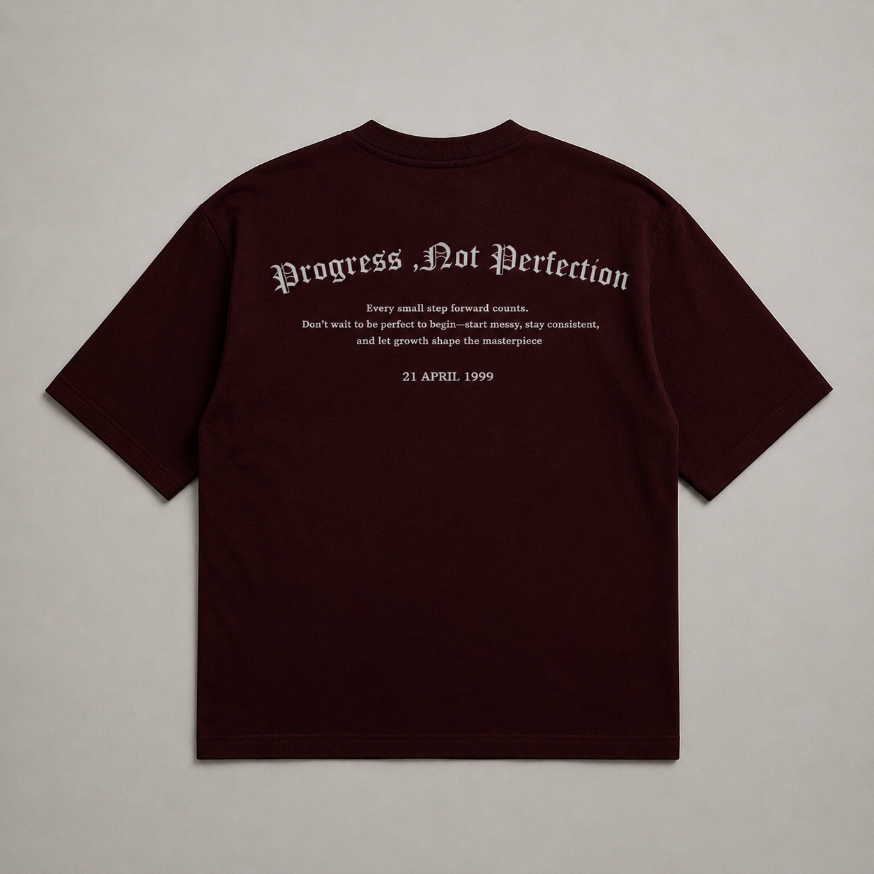 Progress Not Perfection | Oversized T-Shirt