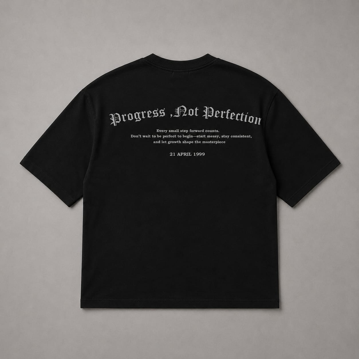 Progress Not Perfection | Oversized T-Shirt