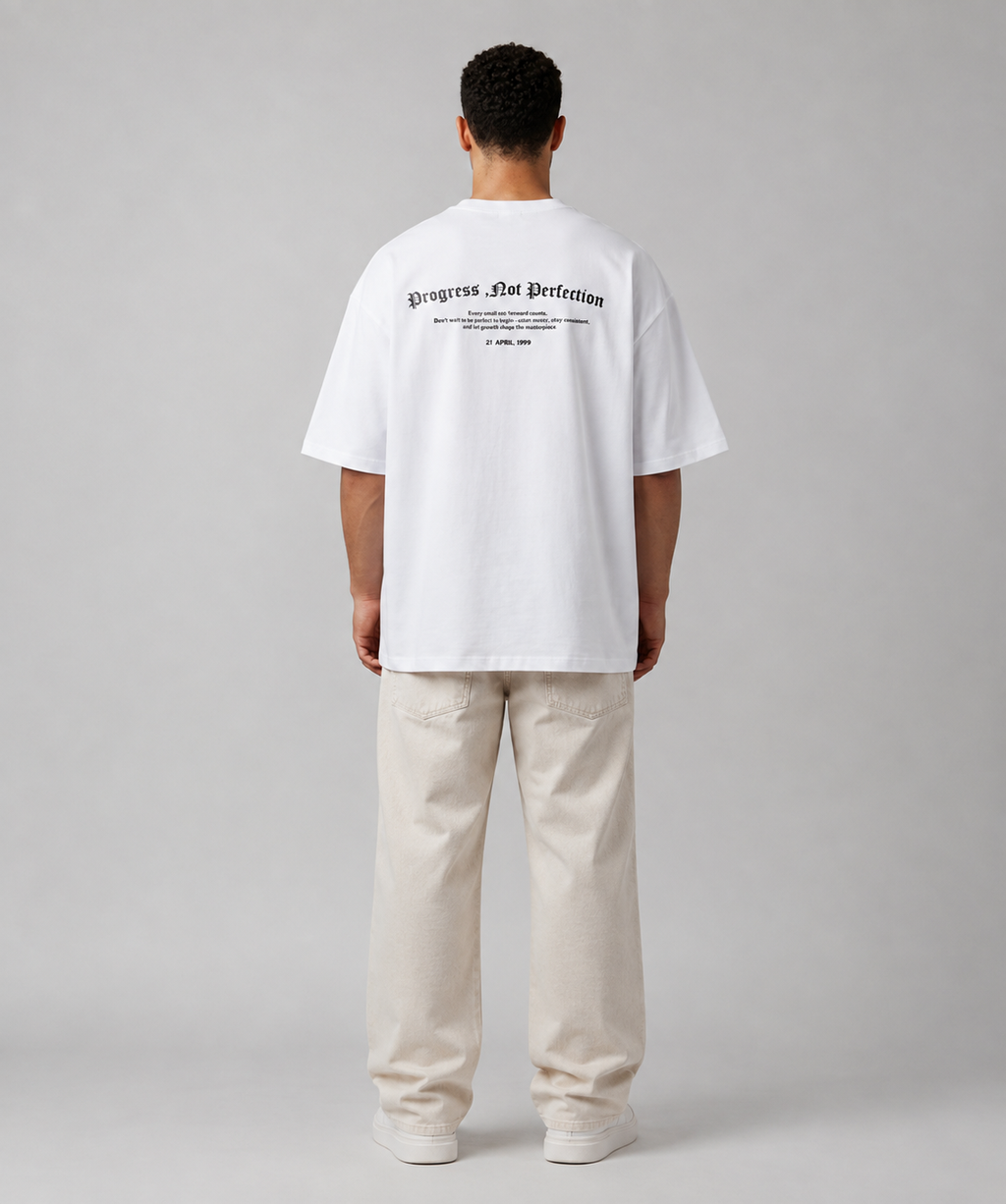 Progress Not Perfection | Oversized T-Shirt