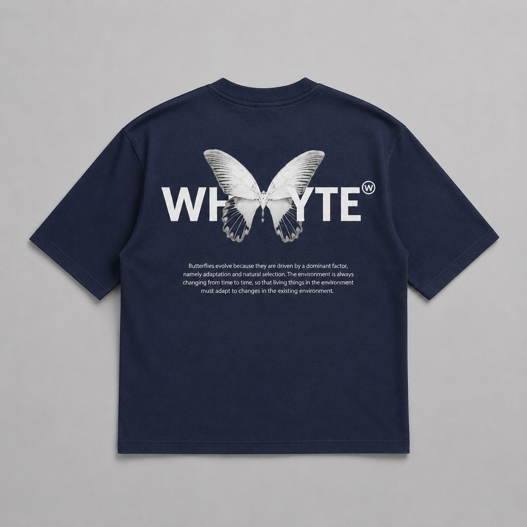 White Butterfly | Oversized T-Shirt
