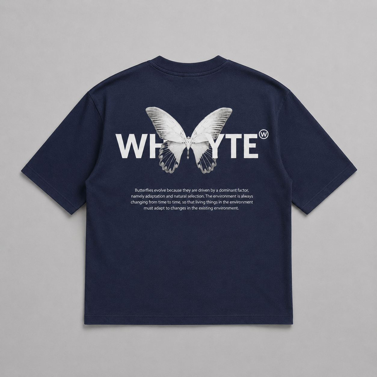 White Butterfly | Oversized T-Shirt