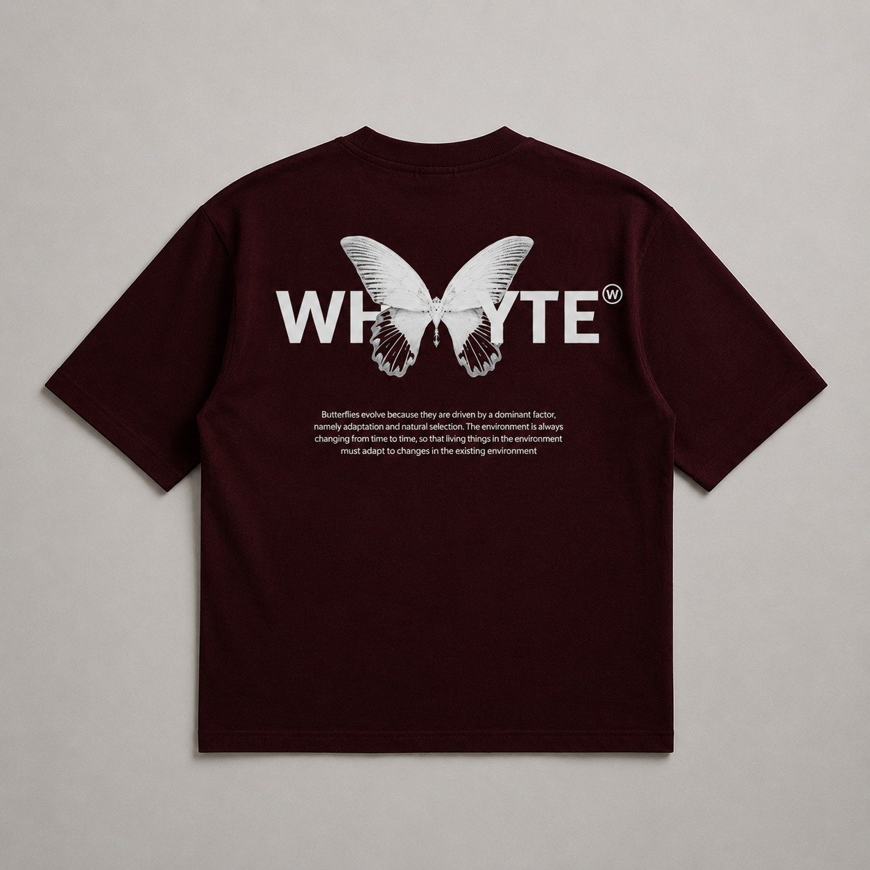 White Butterfly | Oversized T-Shirt