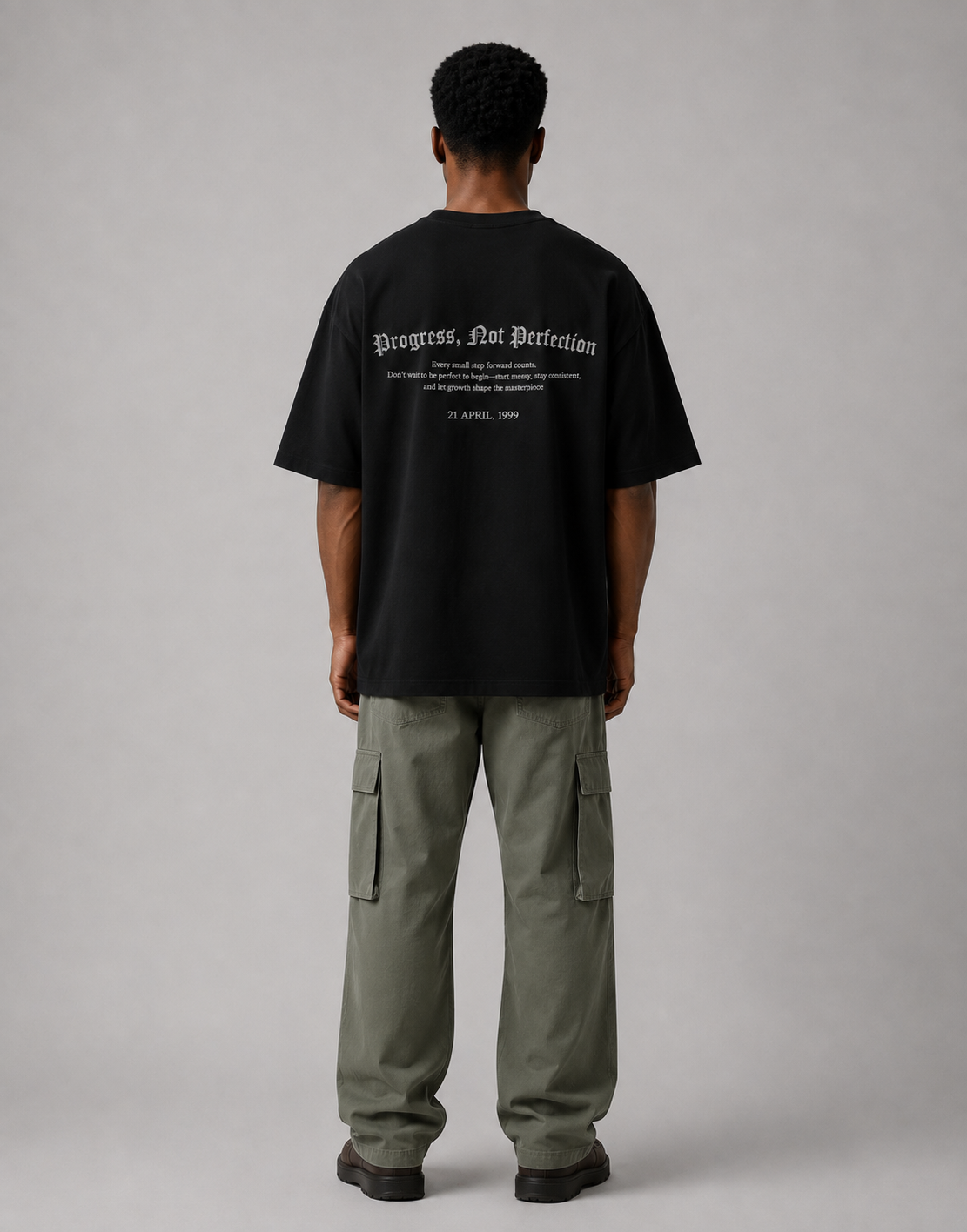 Progress Not Perfection | Oversized T-Shirt