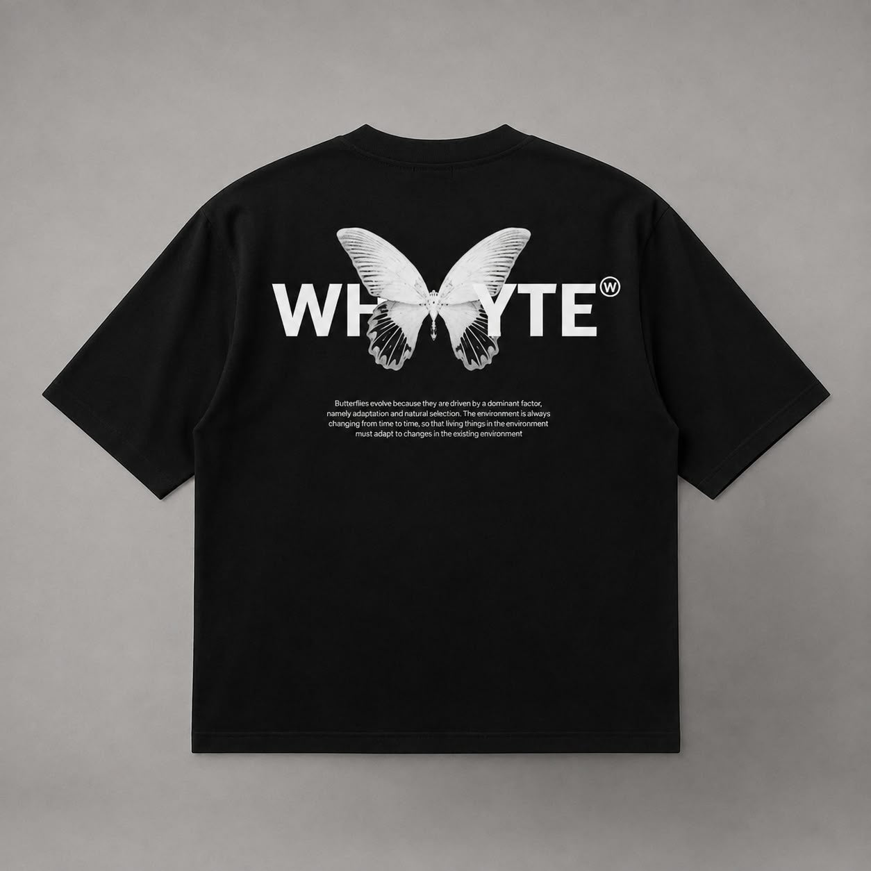 White Butterfly | Oversized T-Shirt