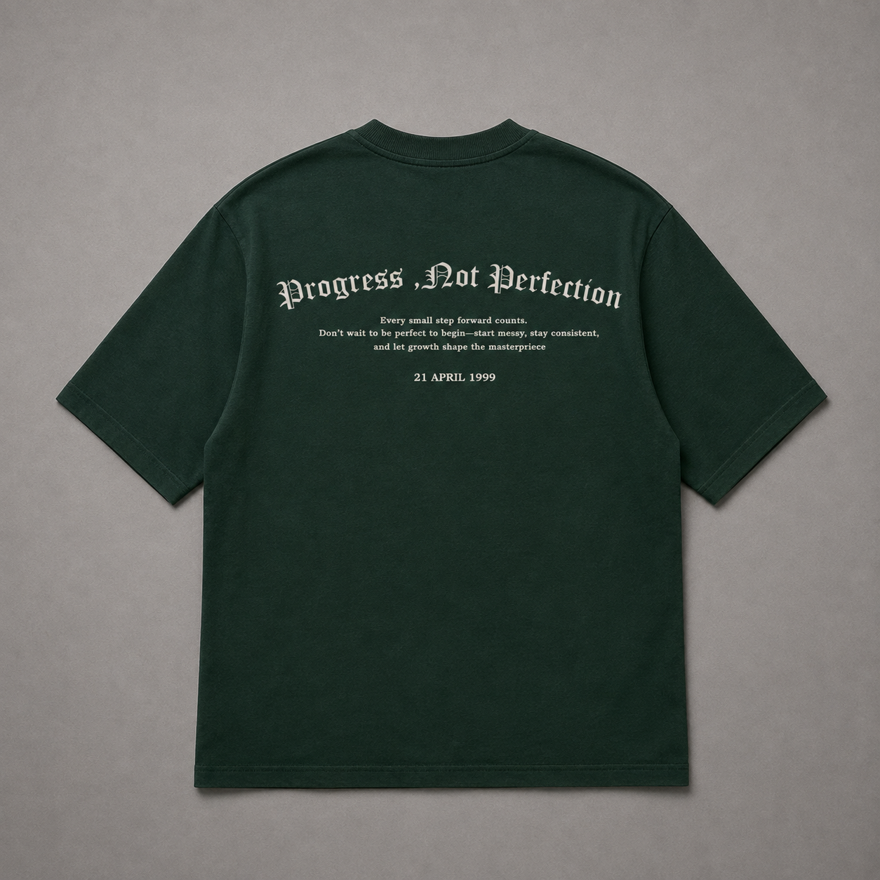Progress Not Perfection | Oversized T-Shirt