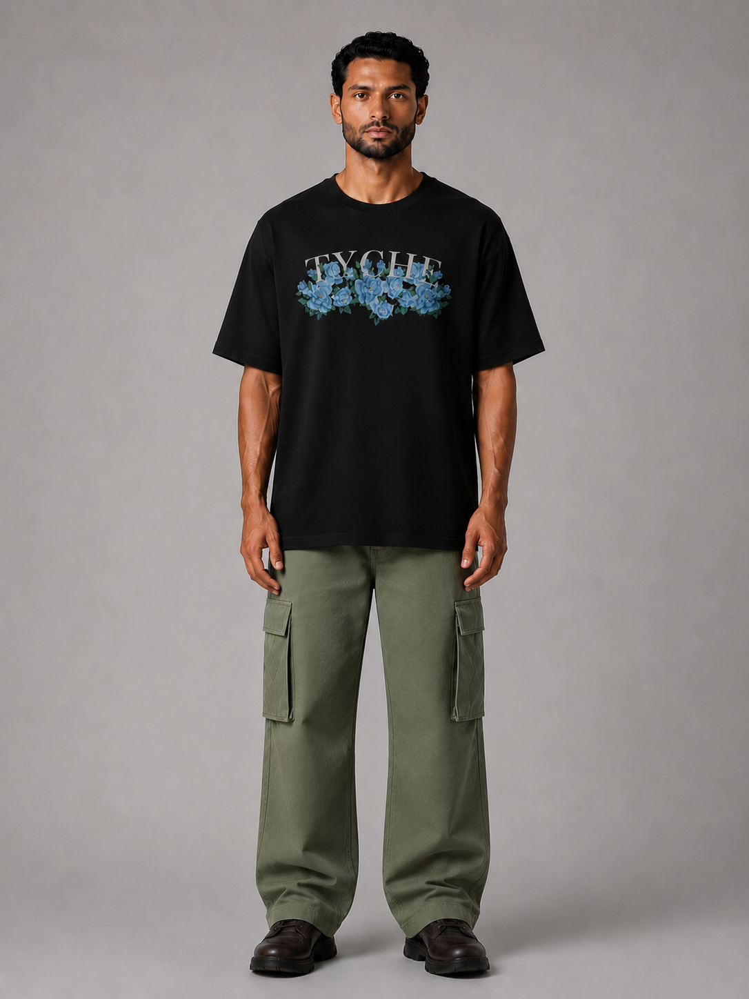 Tyche Floral | Oversized T-Shirt