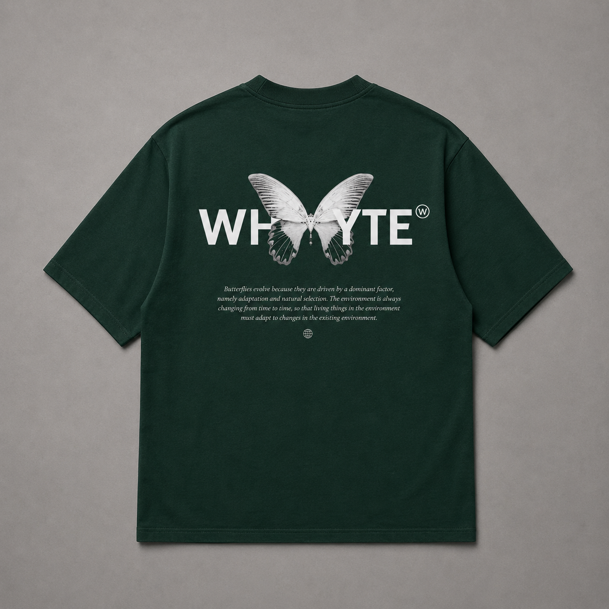 White Butterfly | Oversized T-Shirt