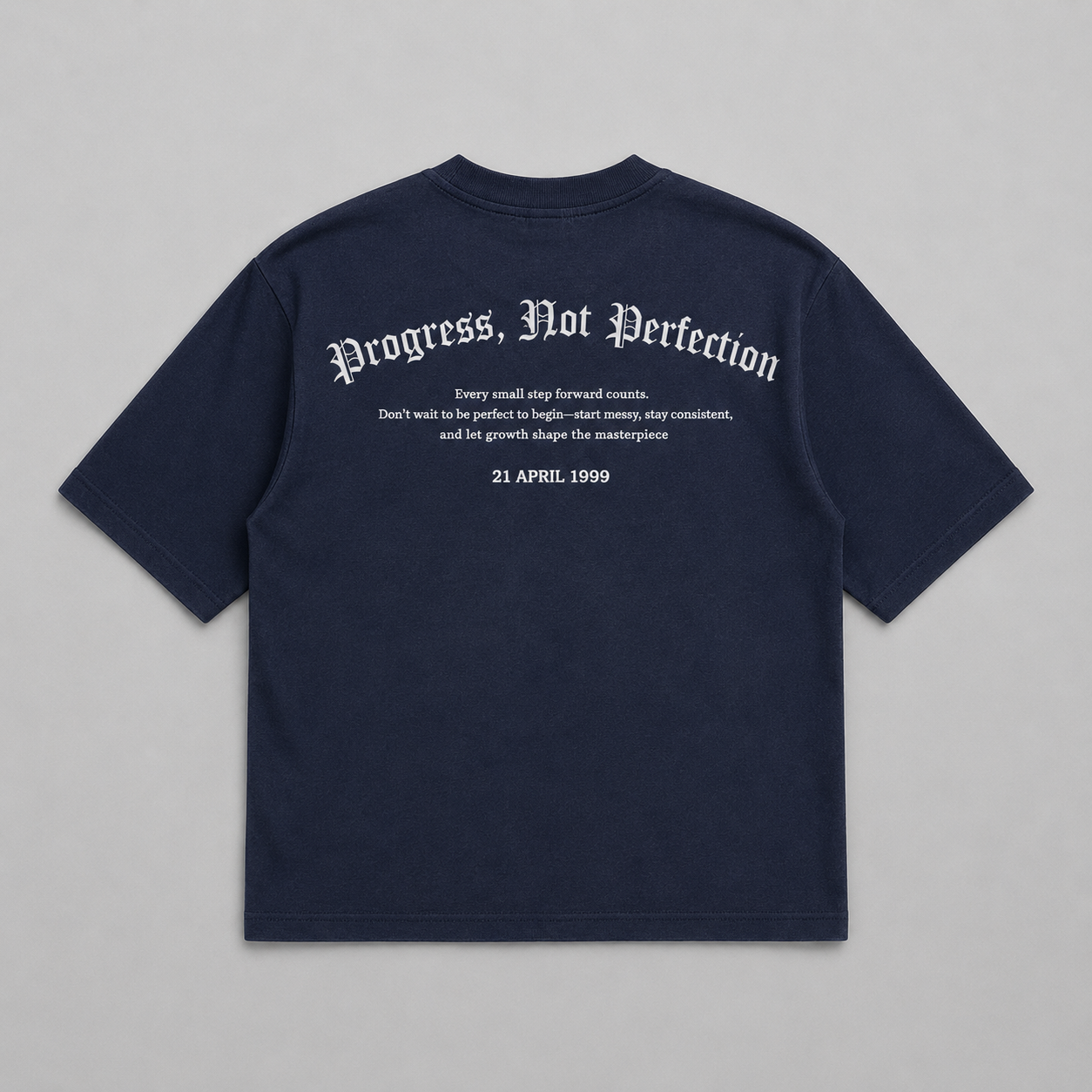 Progress Not Perfection | Oversized T-Shirt