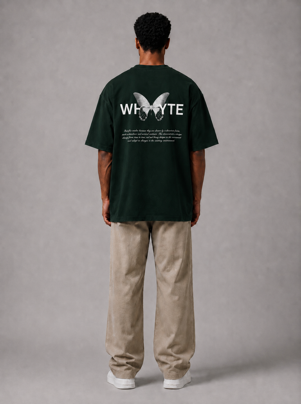 White Butterfly | Oversized T-Shirt