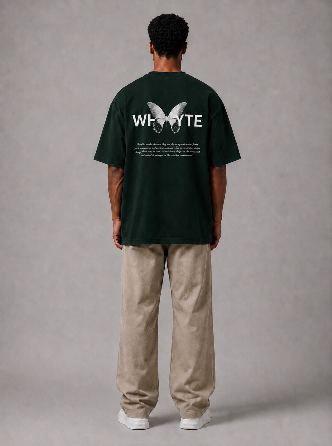 White Butterfly | Oversized T-Shirt